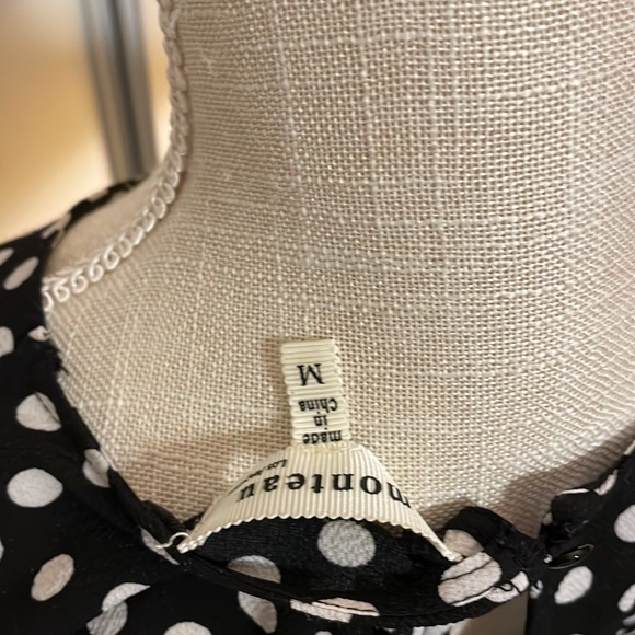 💕 Black and white polka dot - Picture 3 of 3